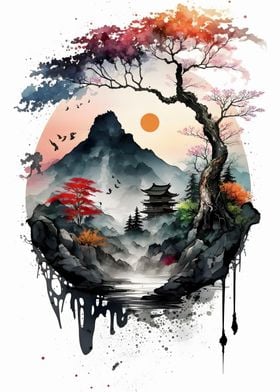 Watercolors japanese 4