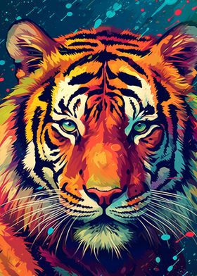 Tiger Colorful