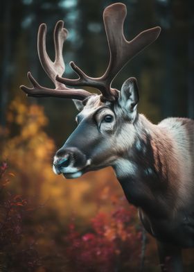 Graceful caribou