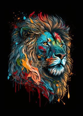 Lion Colorful