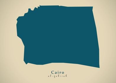 Cairo governorate map