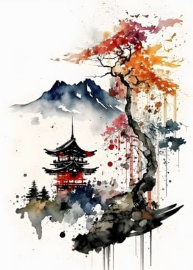 Watercolors japanese 6