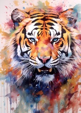 Tiger Watercolor