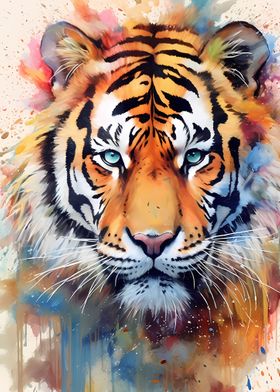 Tiger Watercolors