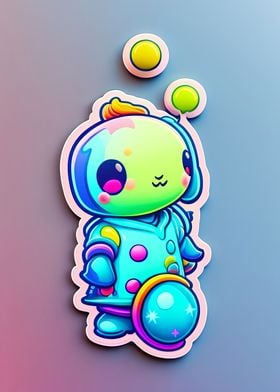 Cute candy alien