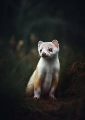 Adorable stoat