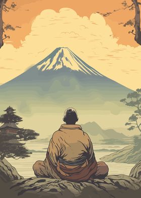 Mount Fuji meditation