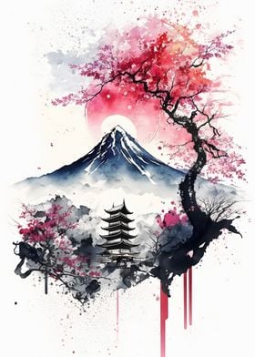 Watercolors japanese 9