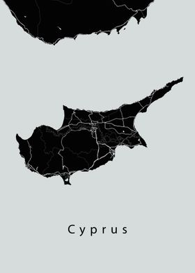 Cyprus Island Map