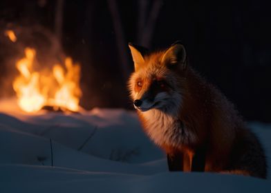 Fox in Winter