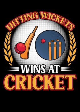 Hitting wickets wins at cr