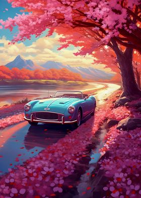 Cherry blossom super car