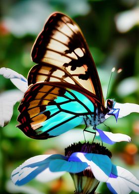 A colorful butterfly