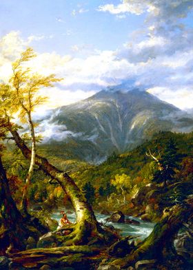 Indian Pass by Thomas Cole