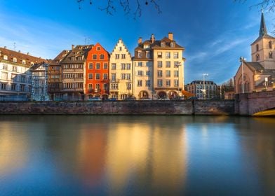 Classic view of Strasbourg