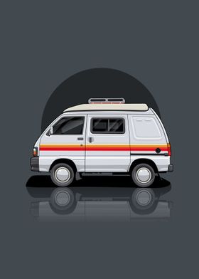 Art Car Hijet Campervan 