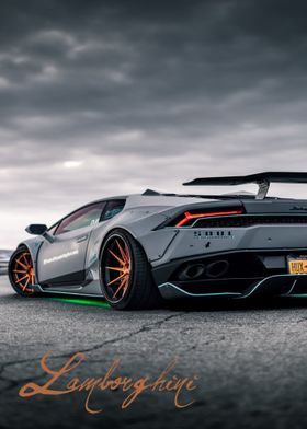 Grey Lamborghini