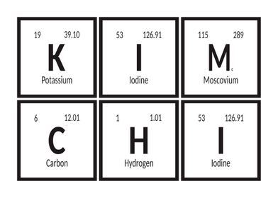 Kim Chi Periodic Table