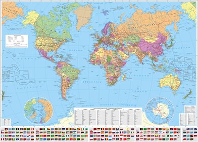 Political World map