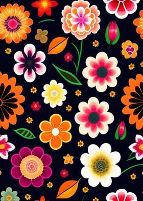 Floral Art Flowers Pattern