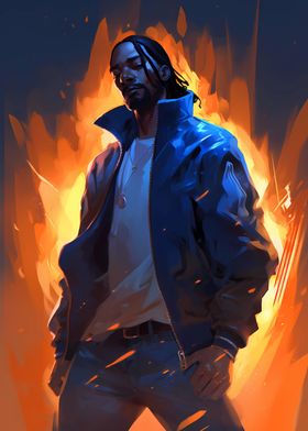 Snoop Dogg Rapper Fine art