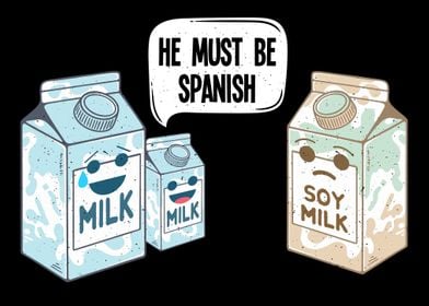 Soy Milk  Must be Spanish