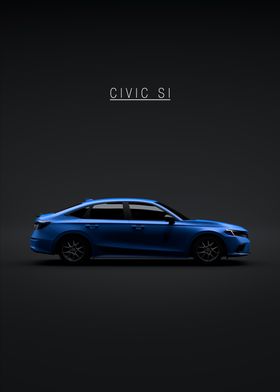2022 Honda Civic SI Blue