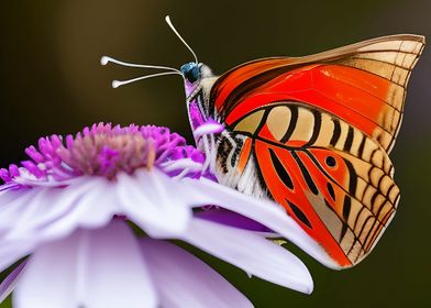 A colorful butterfly