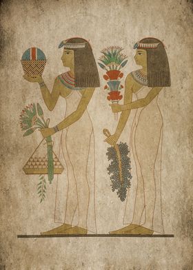 Egypt Offering of flowers