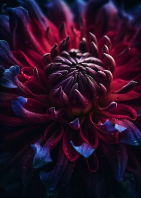 Crimson BlueTipped Bloom