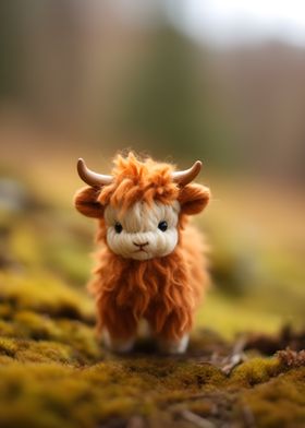 Baby Highland Cow Cattle