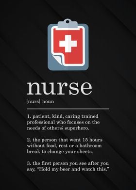 Best Nurse Ever Poster for Sale by amusingmed