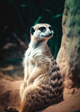 Funny meerkat