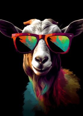 Goat With Sunglasses