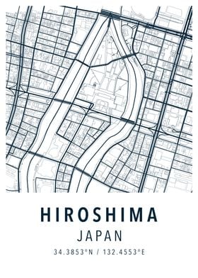 hiroshima simple map