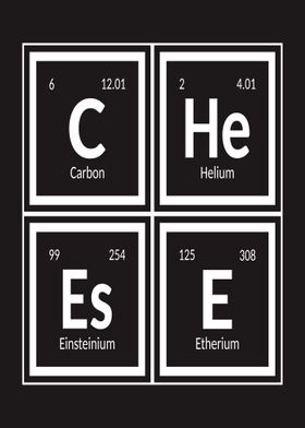 Cheese Periodic Table