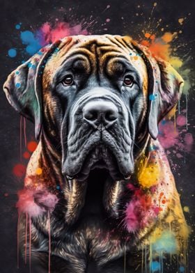Spanish Mastiff painting