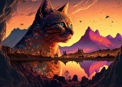 Landscape Cat