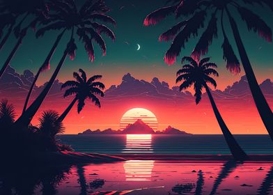 Sunset Beach Landscapes