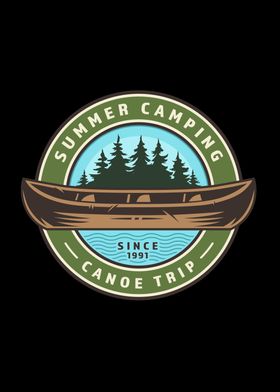 SUMMER CAMPING CANOE