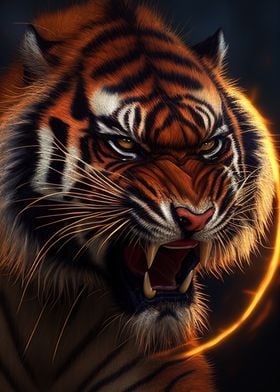 Tiger Angry Animal Roar