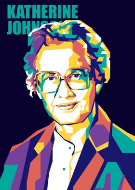 Katherine Johnson Pop Art