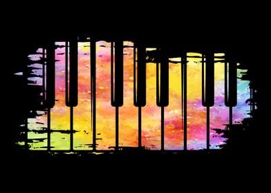 Colorfol Piano Art