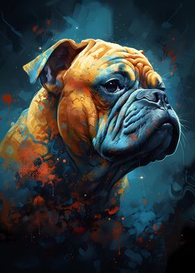 Bulldog Dog Cherished