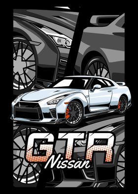 Nissan GTR Posters