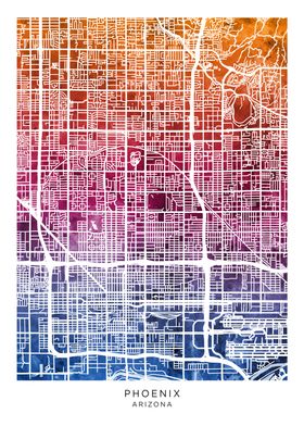 Phoenix Arizona Map