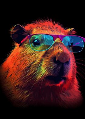 Capybara With Sunglasses