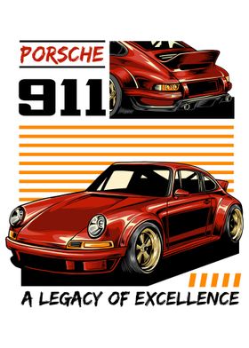 The Red Porsche 911