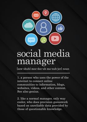 Funny Social Media Manager