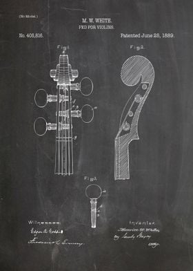 Ped for violins patent